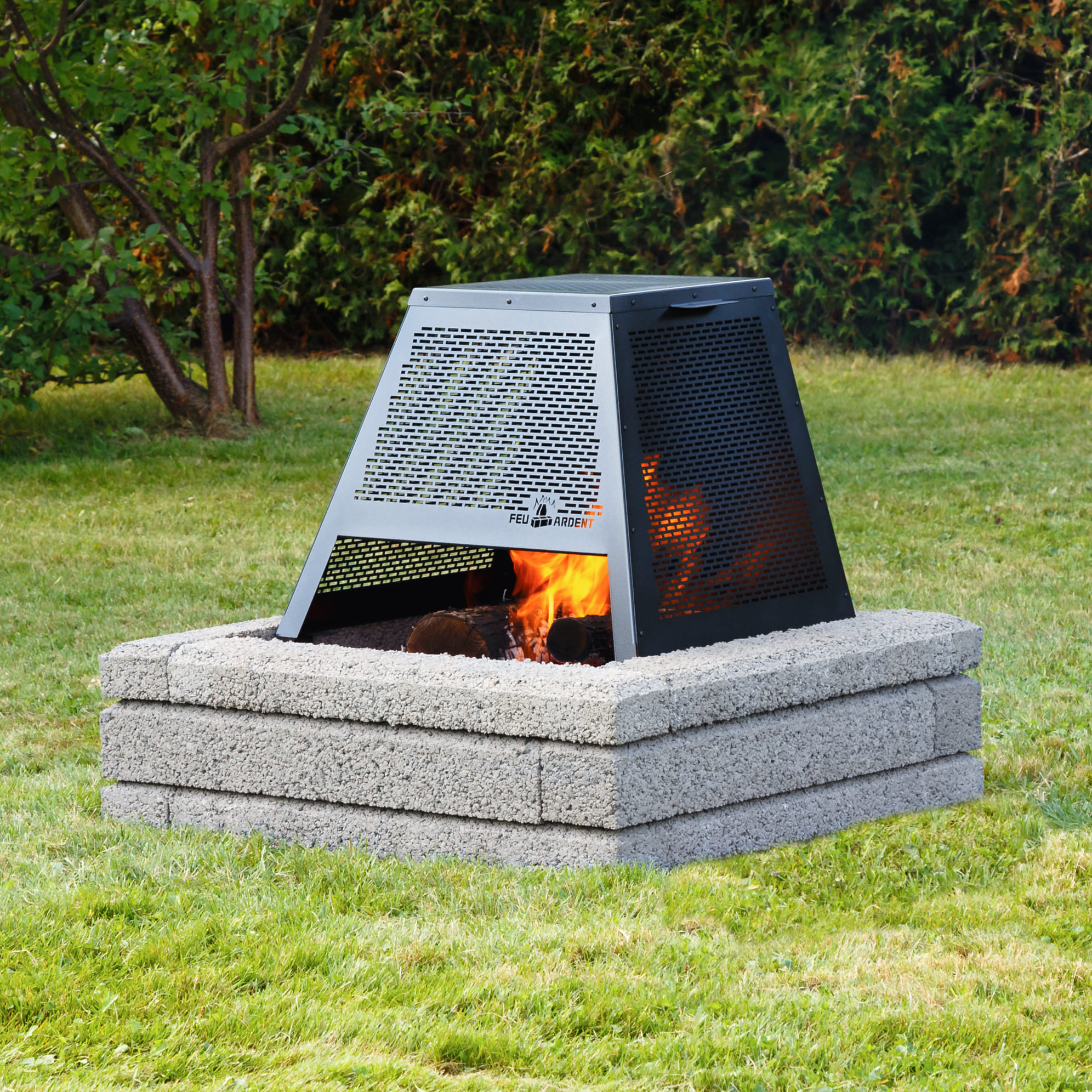 Foyer Camping rehaussé | Produit